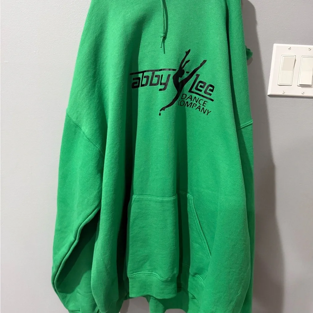 Abby Lee Dance Company  Jerzees Green Women's Sweater - Picture 3 of 5
